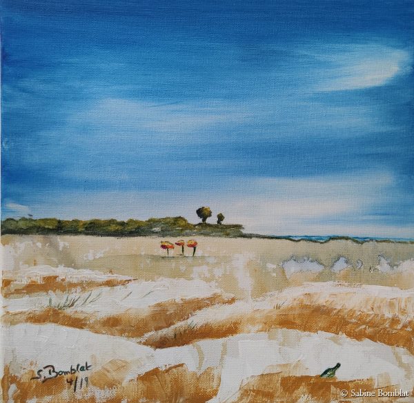 Landschaft - Acryl - 30 x 30 cm